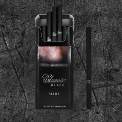 Сигареты Классик Блек Слим (Classic Black Slims 6.2/100)